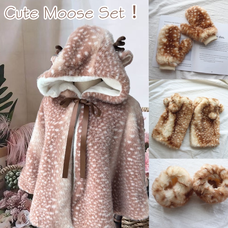 Winter Clothing Color - Winter Women's Japanese Plush Cute Printed