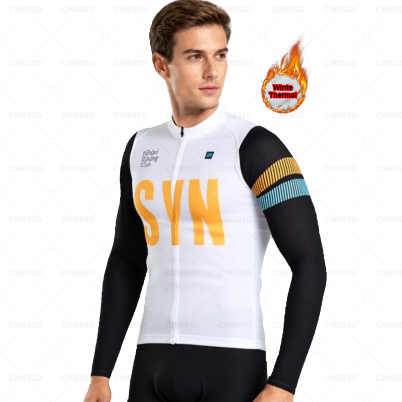 Winter Clothing Men Sale - Long Sleeve Bike Shirt Winter Cycling