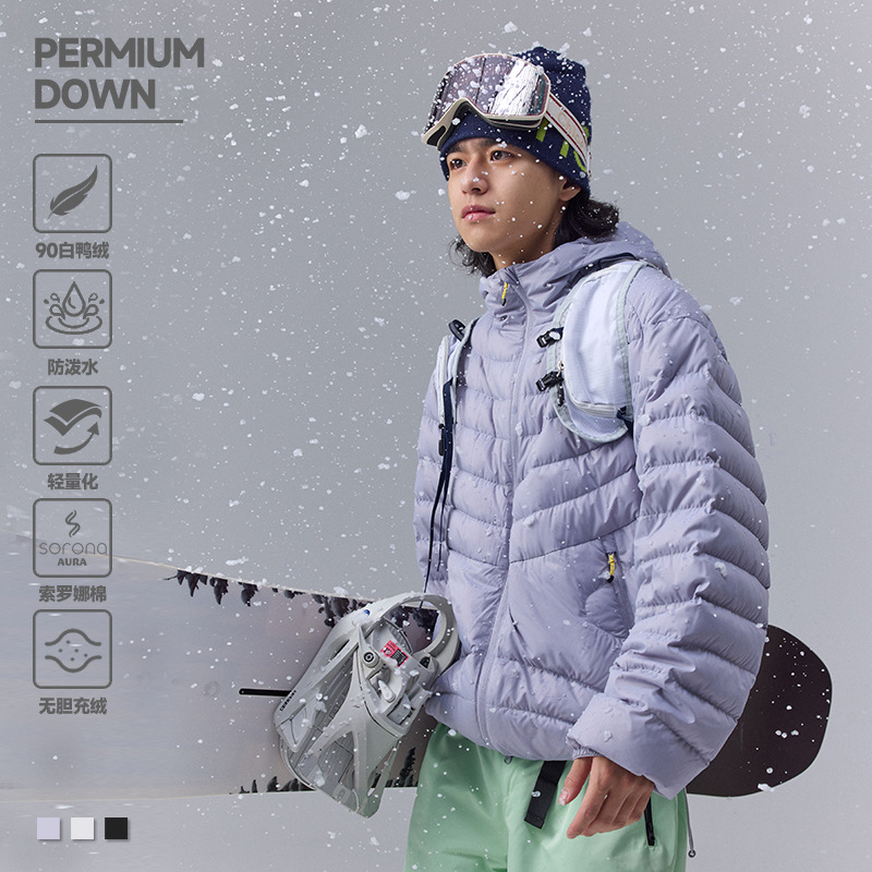 Puffer Jacket Women Down - Quality Waterproof 90% White Down Jacket