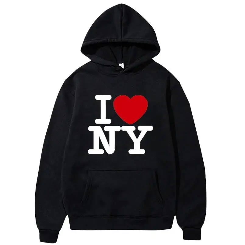 I Love New York Pritned Hoodie - đánh giá và giá Winter Clothing New York