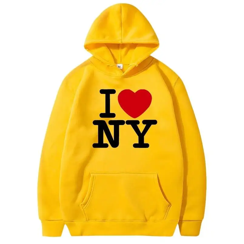 I Love New York Pritned Hoodie - đánh giá và giá Winter Clothing New York