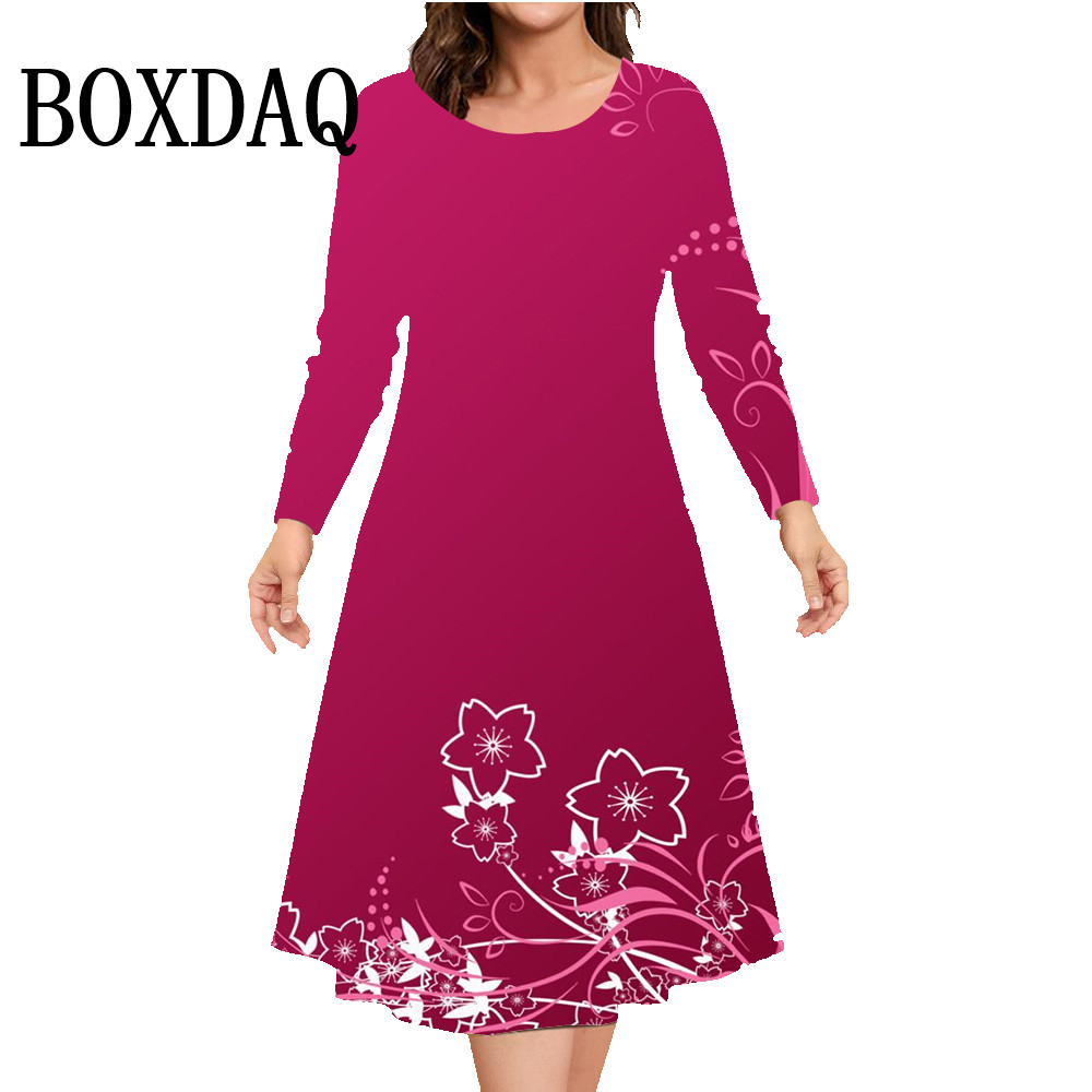 Autumn Winter Long Sleeve Dres - đánh giá và giá Winter Clothing For Plus Size Women