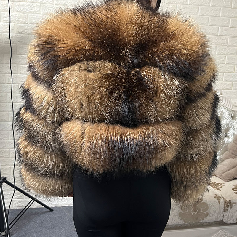 Plus Size Tops Brown Fur Maoma - đánh giá và giá Winter Clothing For Plus Size Women