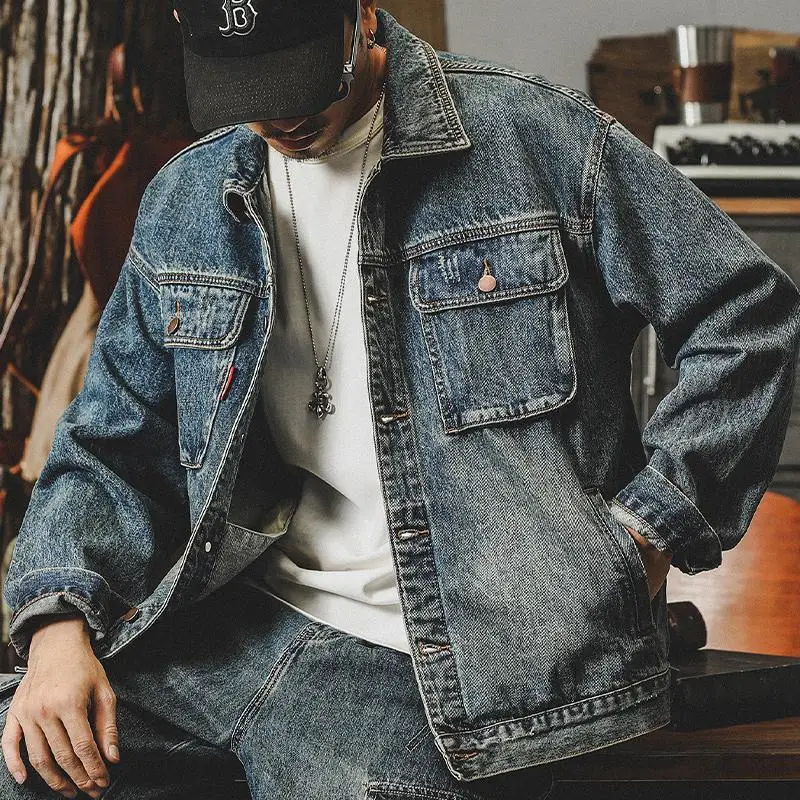 Trendy Loose Denim Jackets Man - đánh giá và giá Quality Winter Clothing Jacket