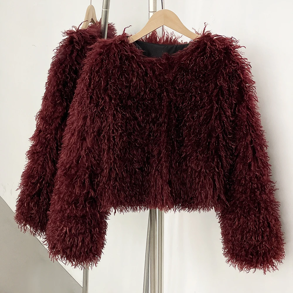 OFTBUY Faux Fur Jacket New Sty - đánh giá và giá Winter Clothing Manufacturers