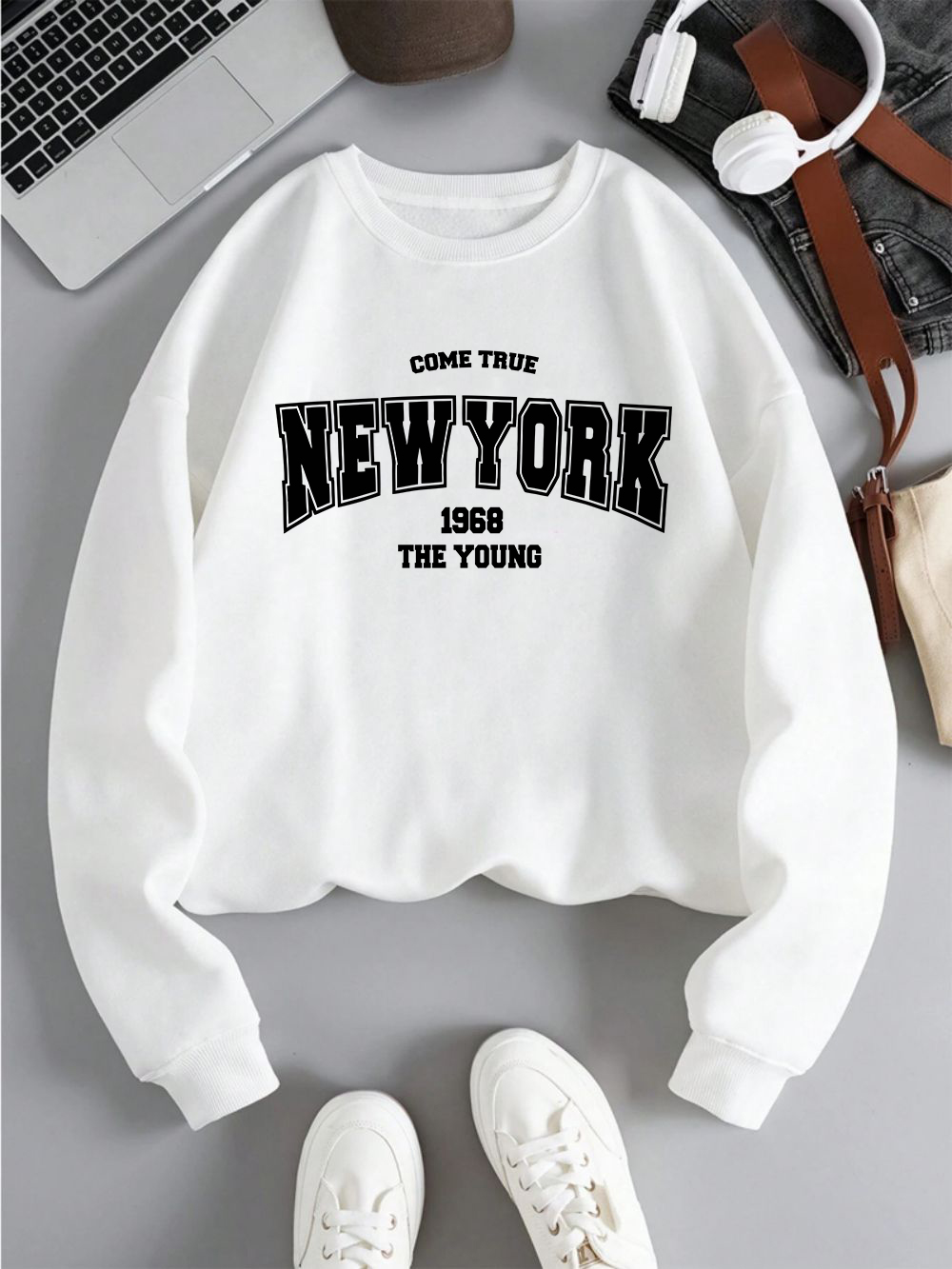 New York 1968 Women Sweatshirt - đánh giá và giá Winter Clothing New York