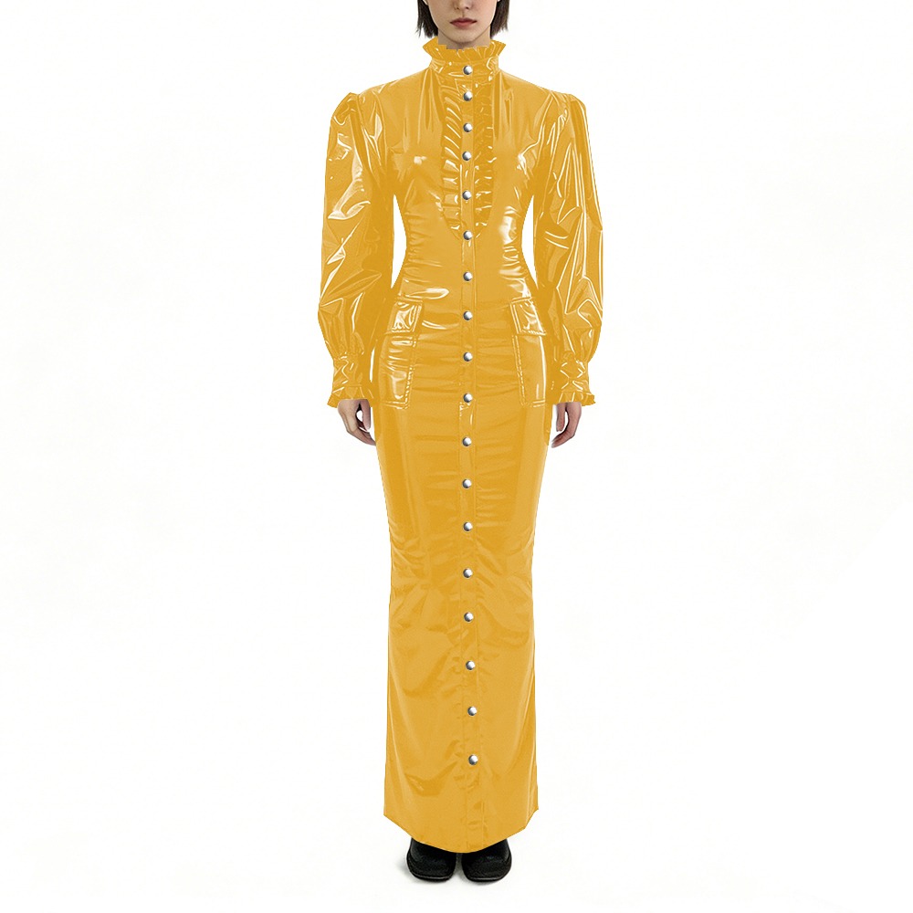 Glossy PVC Long Pencil Dress P - đánh giá và giá Winter Clothing For Plus Size Women