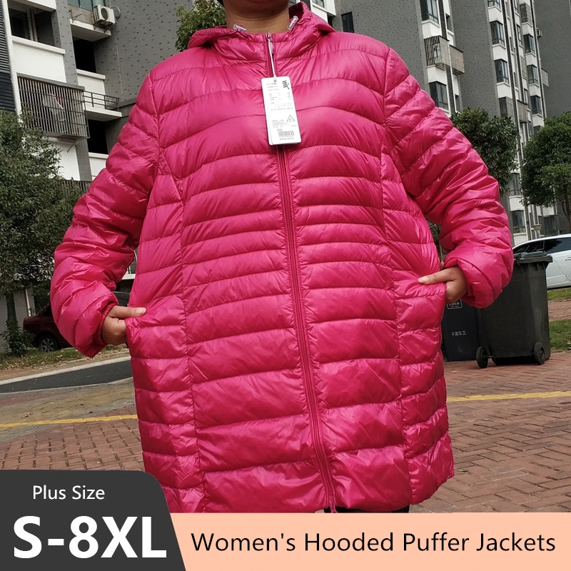 Plus Size 5XL 6XL 7XL Women's  - đánh giá và giá Puffer Jacket Women Down