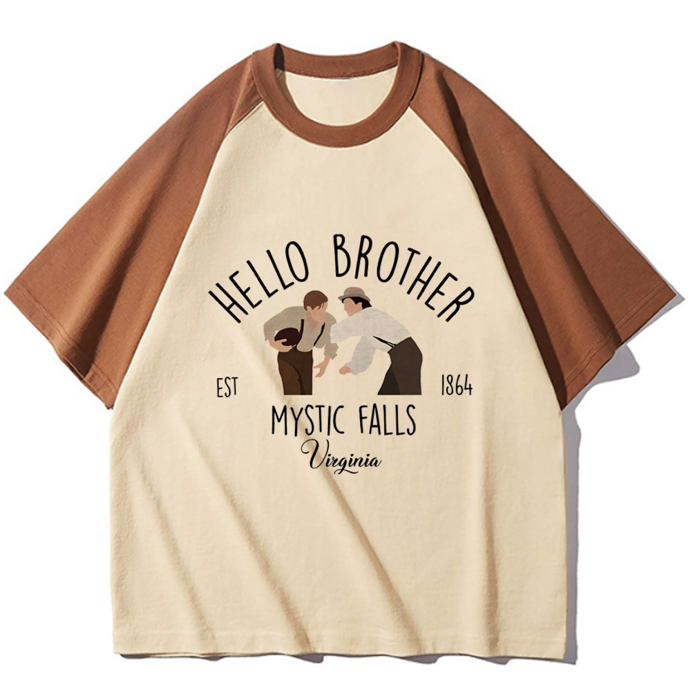 Damon Salvatore t-shirt teen a - đánh giá và giá Winter Clothing Aesthetic