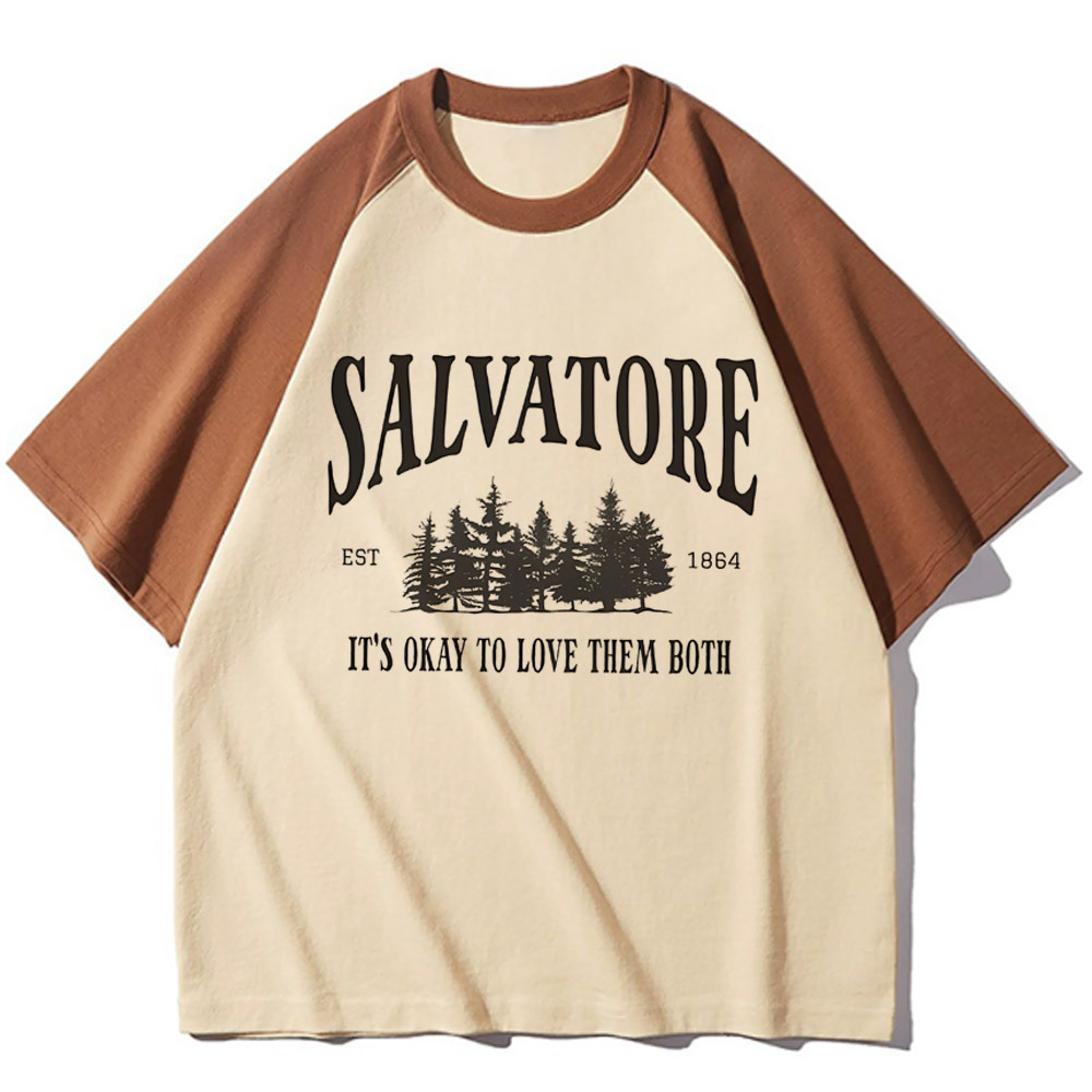 Damon Salvatore t-shirt teen a - đánh giá và giá Winter Clothing Aesthetic