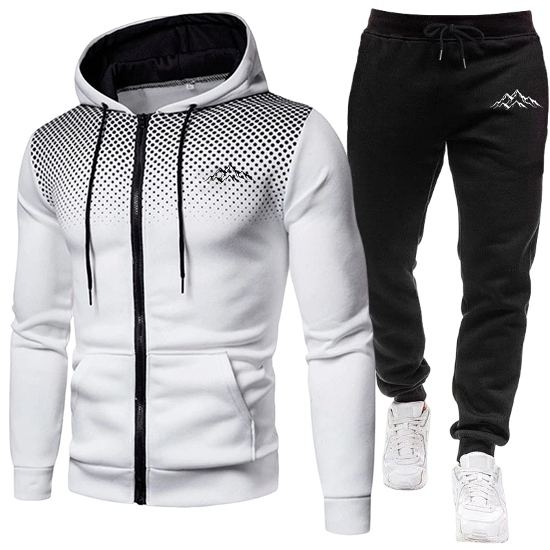Men's Tracksuit Casual Zip Hoo - đánh giá và giá Quality Winter Clothing Jacket
