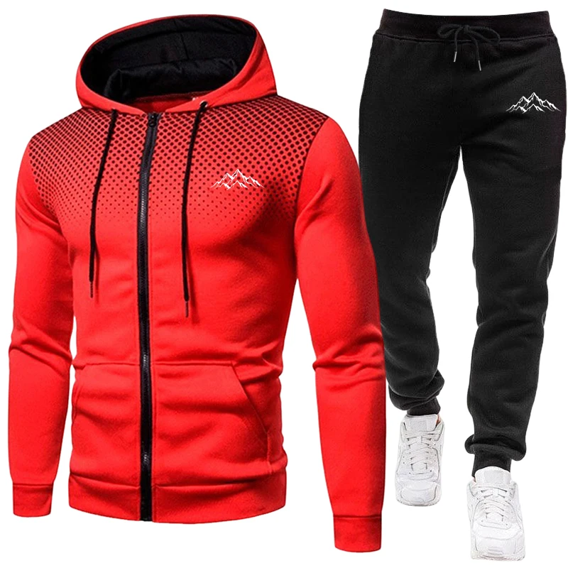 Men's Tracksuit Casual Zip Hoo - đánh giá và giá Quality Winter Clothing Jacket