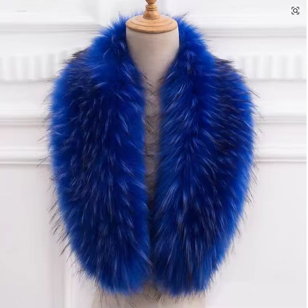 Natural Fur Collar Real raccoo - đánh giá và giá Winter Clothing Color