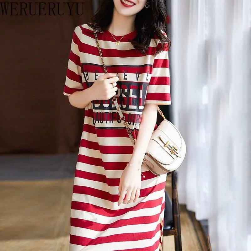 Striped Print Short Sleeve Mid - đánh giá và giá Winter Clothing Aesthetic