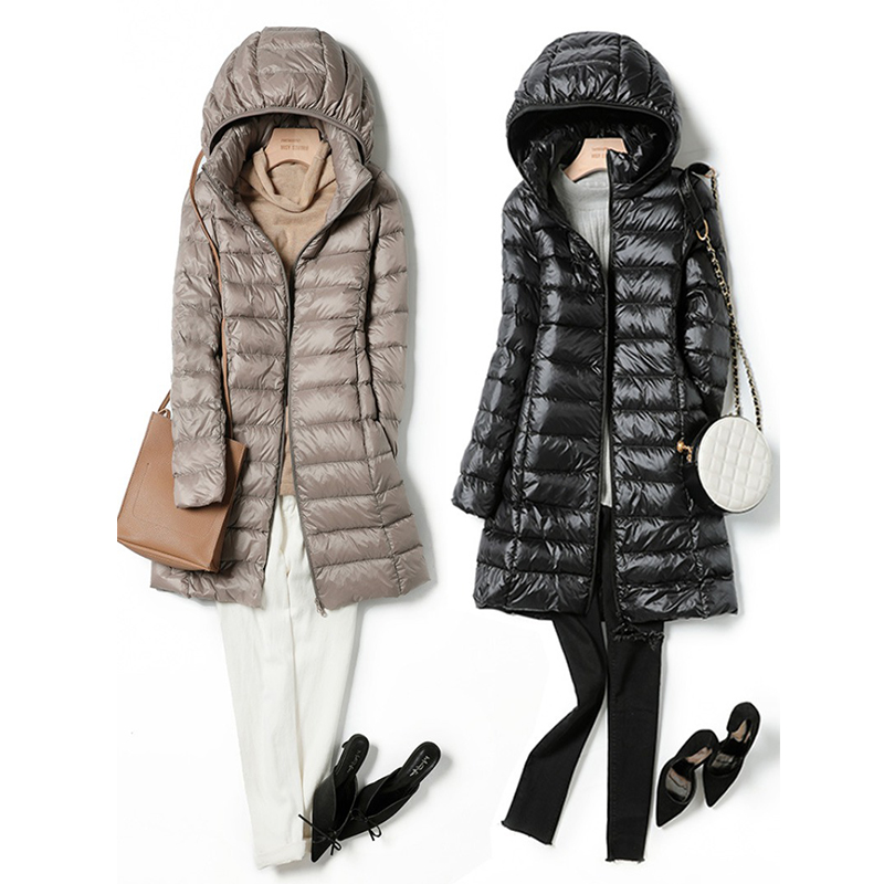 Women's X-long Office Lady Hat - đánh giá và giá Puffer Jacket Women Down