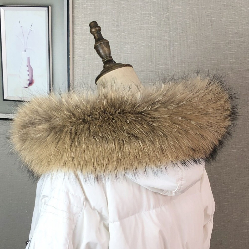Real Fur Collar for Coat Parka - đánh giá và giá Winter Clothing Color