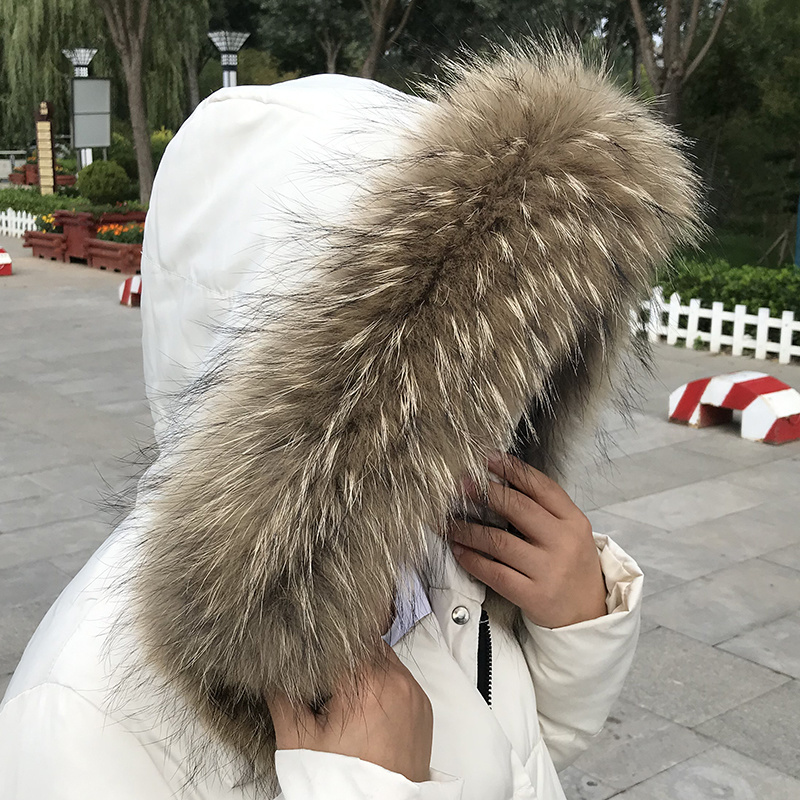 Real Fur Collar for Coat Parka - đánh giá và giá Winter Clothing Color