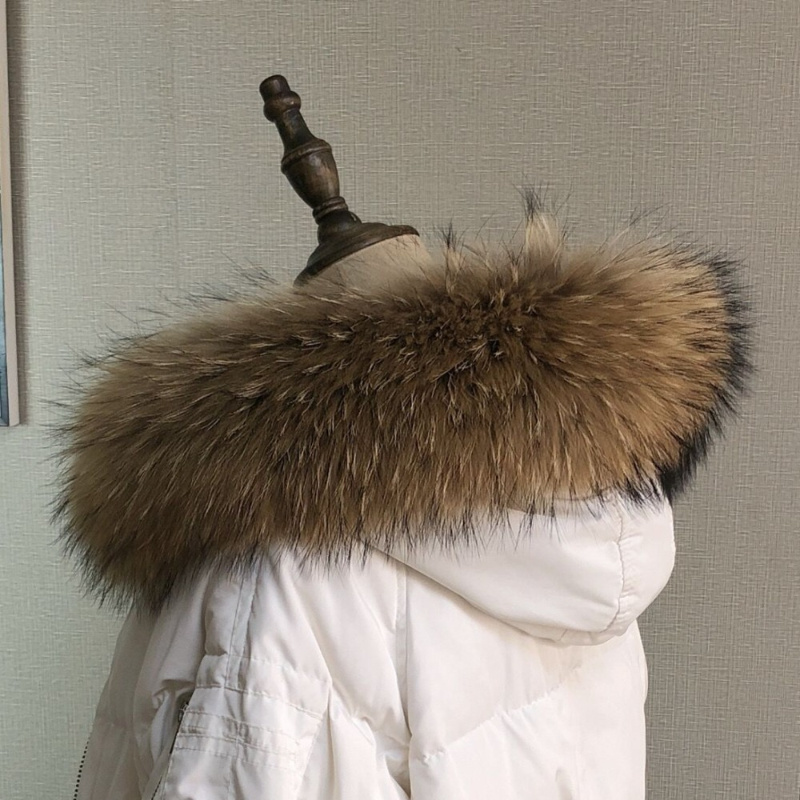Real Fur Collar for Coat Parka - đánh giá và giá Winter Clothing Color