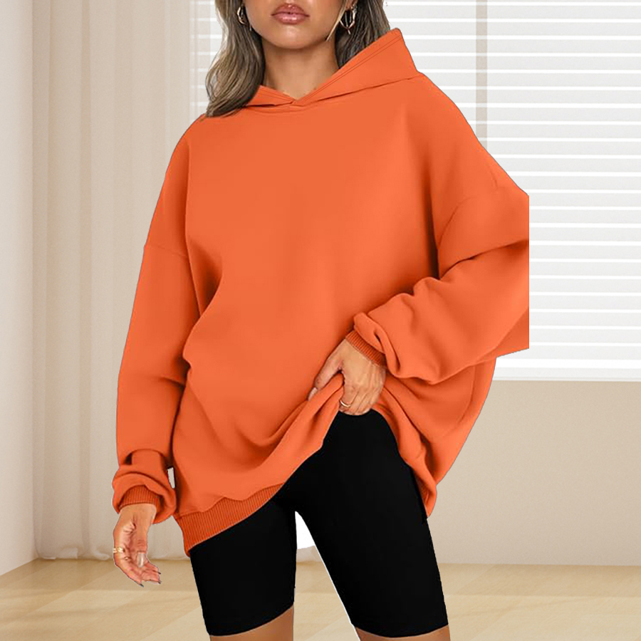 Plus Size Basic Solid Color Ho - đánh giá và giá Winter Clothing For Plus Size Women