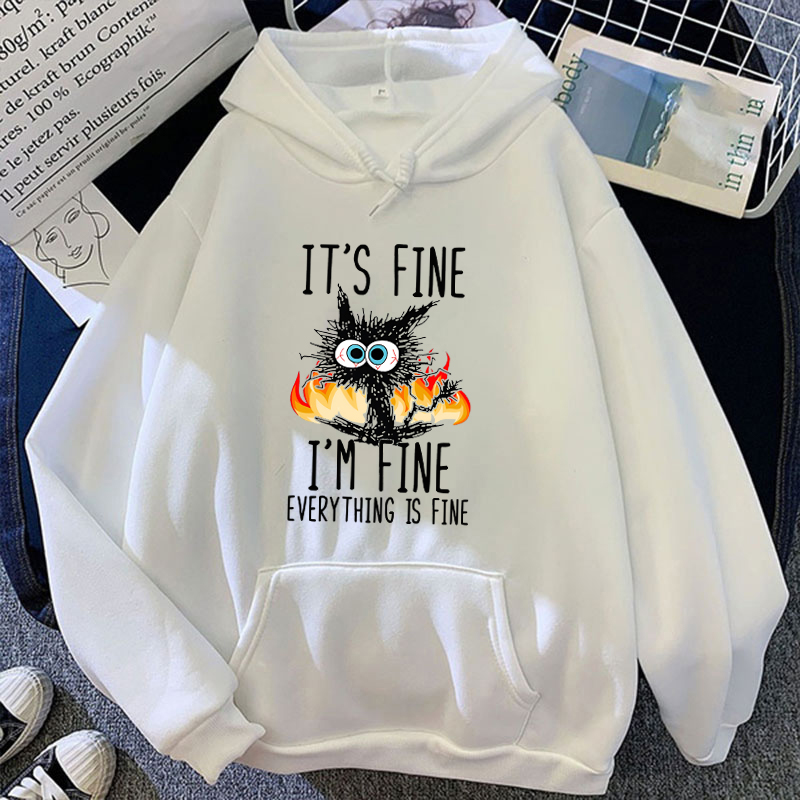 2025 Plus Size Cat Its Fine Im - đánh giá và giá Winter Clothing For Plus Size Women