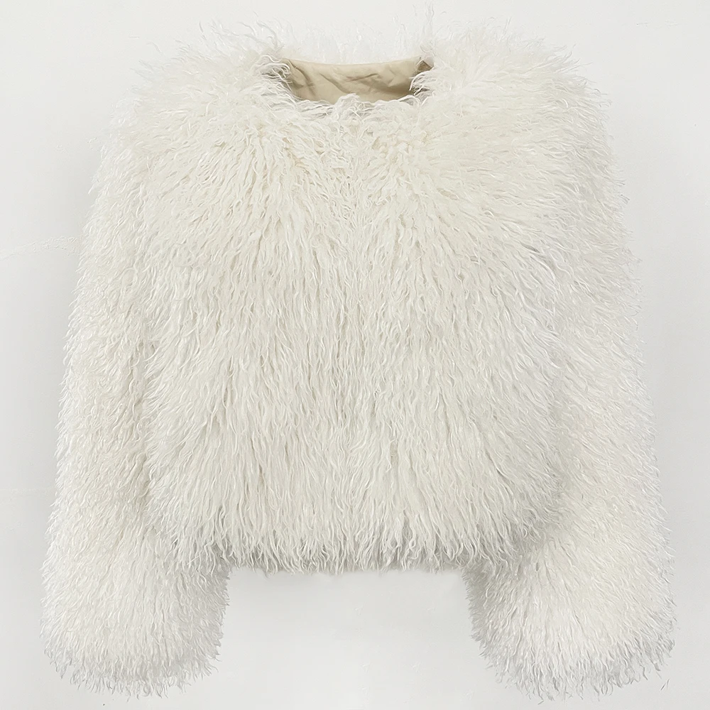 Faux Fur Coat Solid Color Wome - đánh giá và giá Winter Clothing Manufacturers