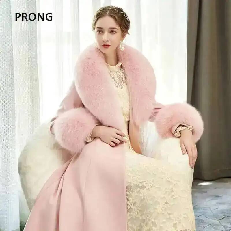 100% Real Fox Fur Collar Winte - đánh giá và giá Winter Clothing Color