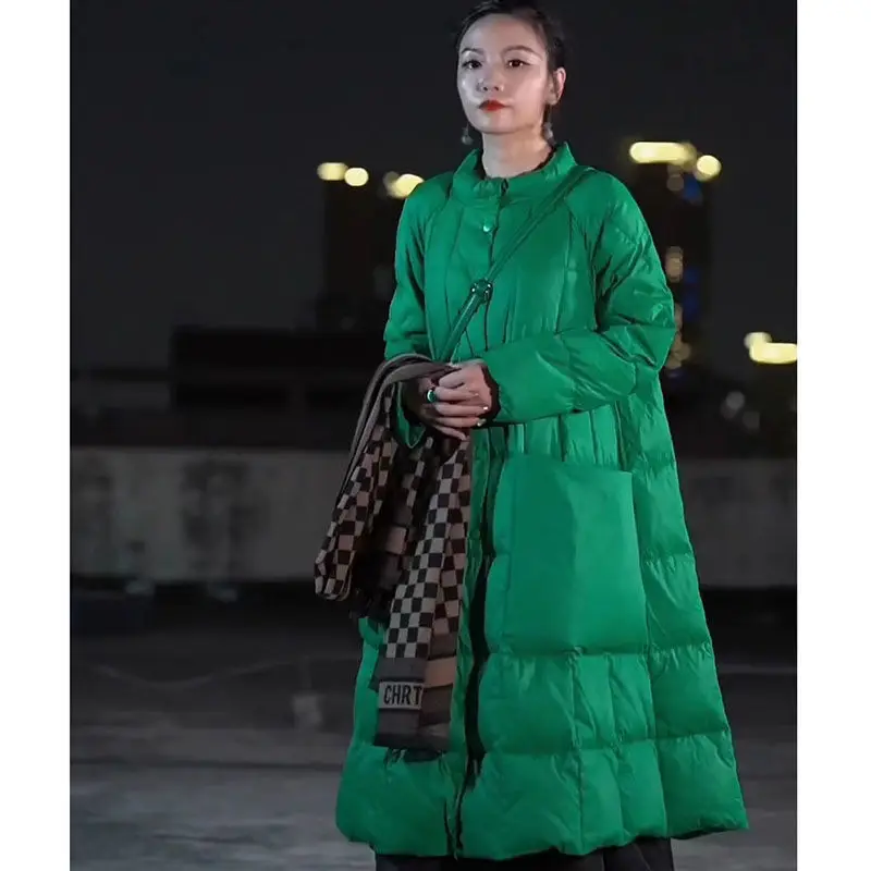 Oversize Long Down Jacket Big  - đánh giá và giá Puffer Jacket Women Down