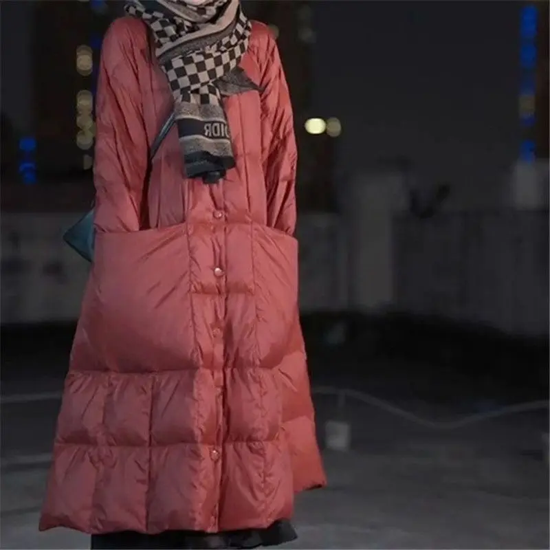 Oversize Long Down Jacket Big  - đánh giá và giá Puffer Jacket Women Down