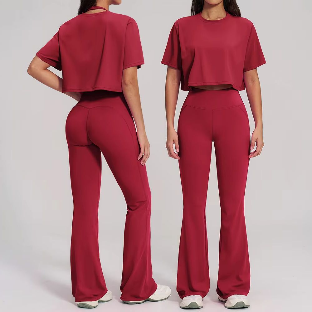 2PCS Yoga Set Sports Outfit Gy - đánh giá và giá Winter Yoga Clothing